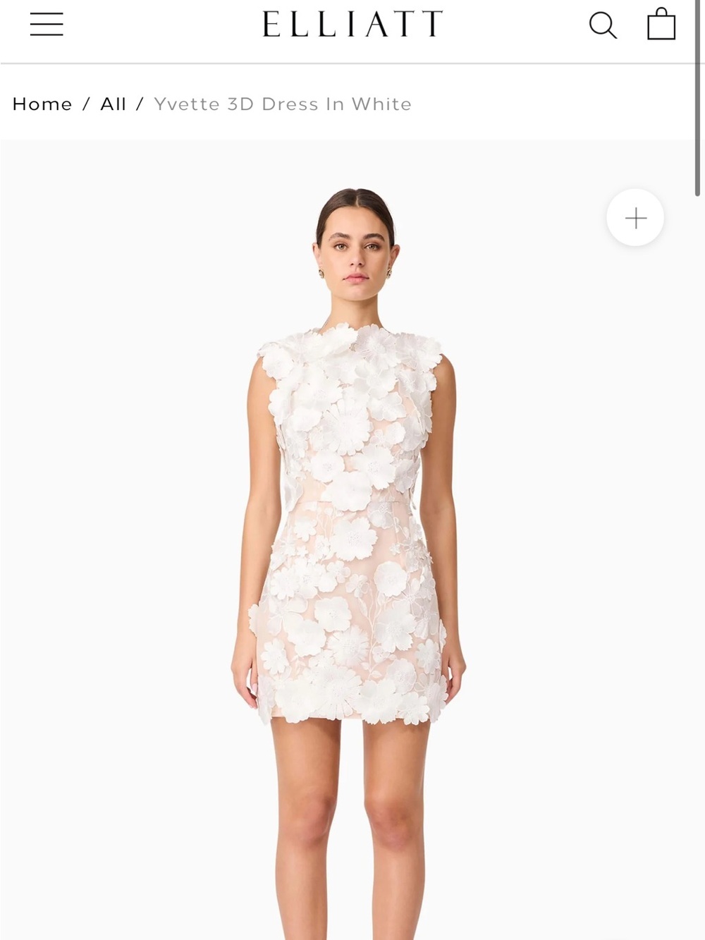 ELLIATT YVETTE 3D Dress Size Small - Brand new only worn once - Picture 3 of 3